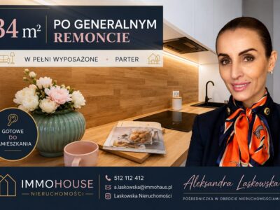 34m2 – po remoncie – osobna kuchnia