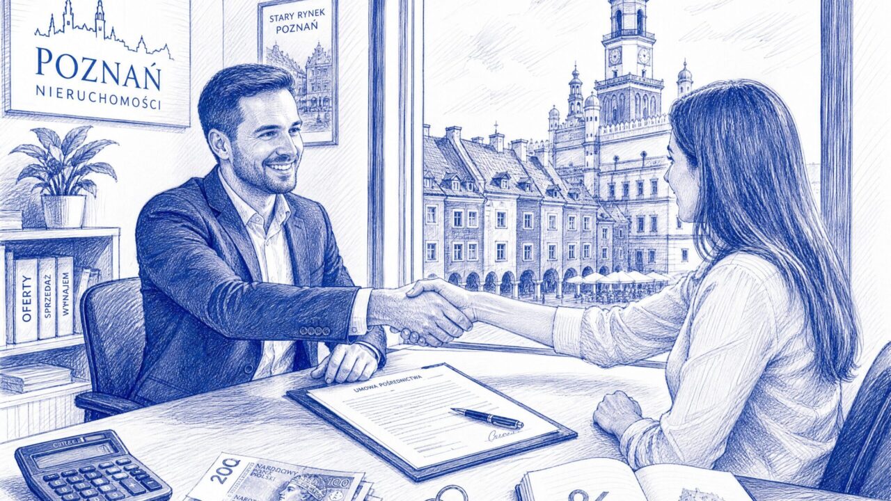Ile kosztuje biuro nieruchomości w Poznaniu? Prowizja 2026 bez ściemy
